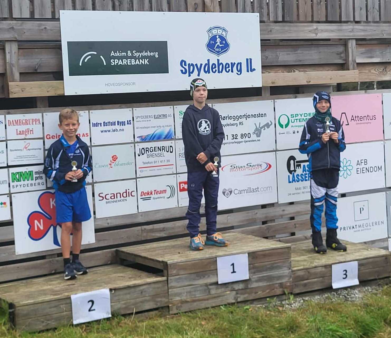 Rulleski: Fem fra TFL med i Spydeberg. Hanna Haldin ble kretsmester!